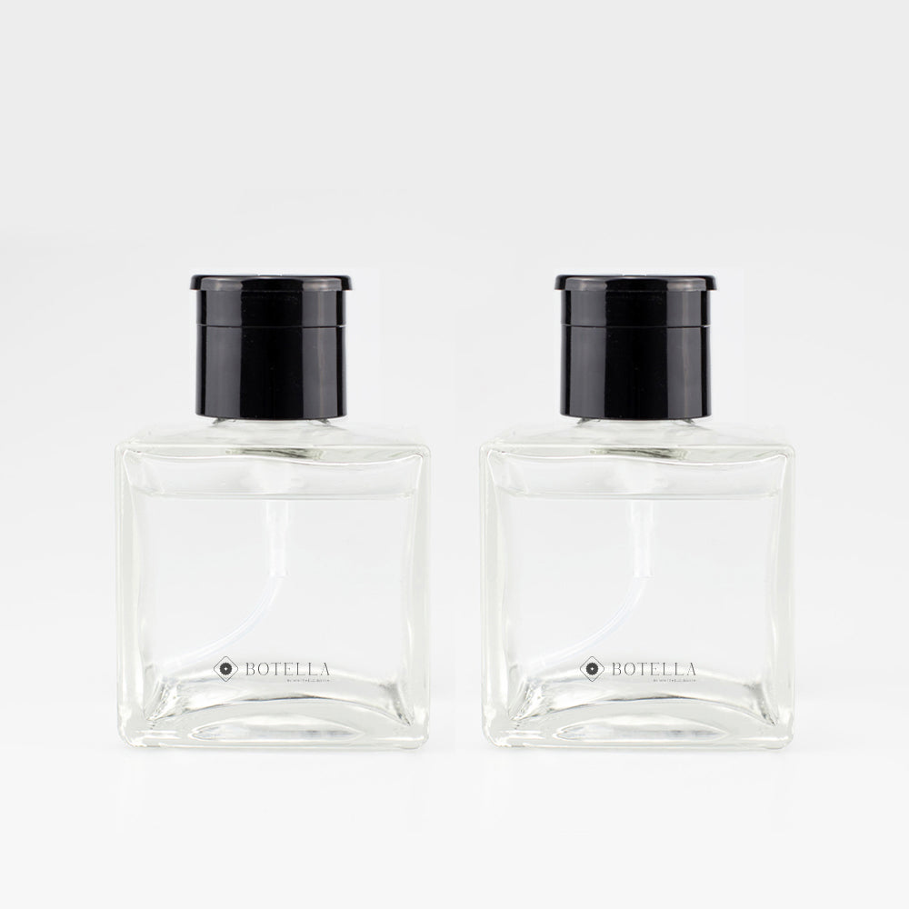 Luxe Glass Pump Acetone Bottle DUO