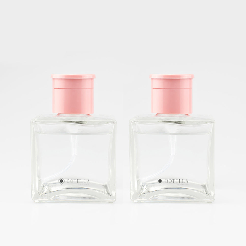 Luxe Glass Pump Acetone Bottle DUO