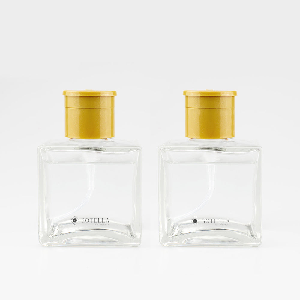 Luxe Glass Pump Acetone Bottle DUO