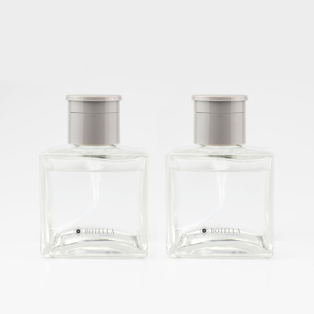 Luxe Glass Pump Acetone Bottle DUO